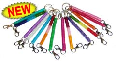 90 PC 12" PULL COIL KEY RING